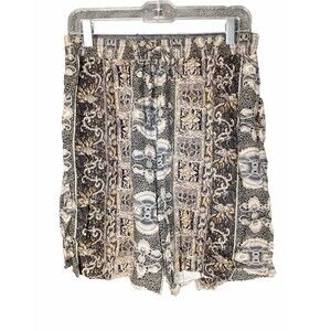 Rayon Pullon Shorts Size L Comfort Casual Pockets Packable Neutrals Old Money